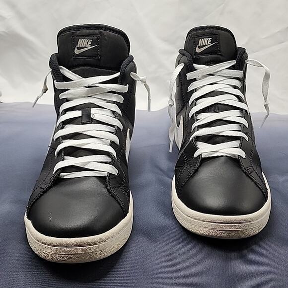 ●NIKE●STYLE : COURT ROYAL 2 MID SNEAKERS IN BLACK ⚫️ IN GUC MENS 11.5 ☆AWESOME☆ - Picture 2 of 16